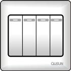 四位單極大蹺板開(kāi)關(guān)