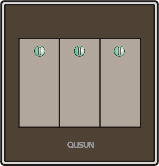 三位單極大蹺板開(kāi)關(guān)